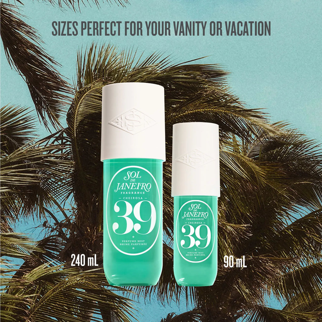 Sizes perfect for your vanity or vacation