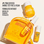 Peta-certified animal test and vegan formulated without mineral oil, parabens and phthalates