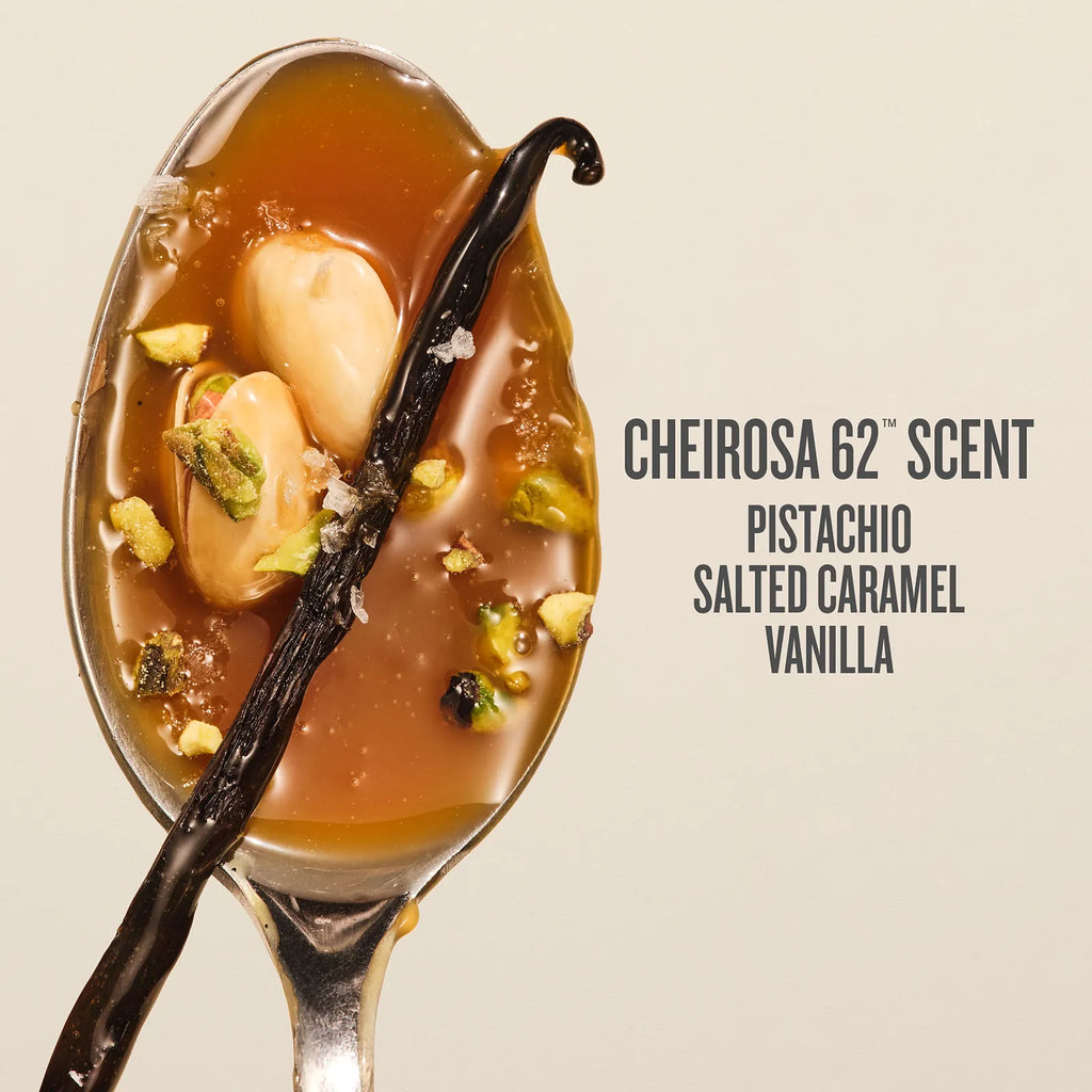 cheirosa 62 scent pistachio, salted caramel and vanilla