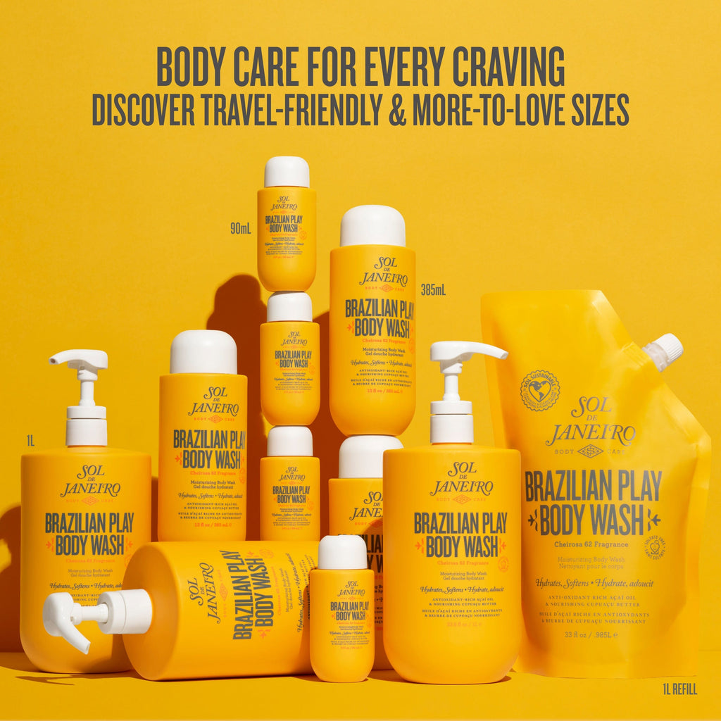 Brazilian Play Moisturizing Shower Cream-Gel